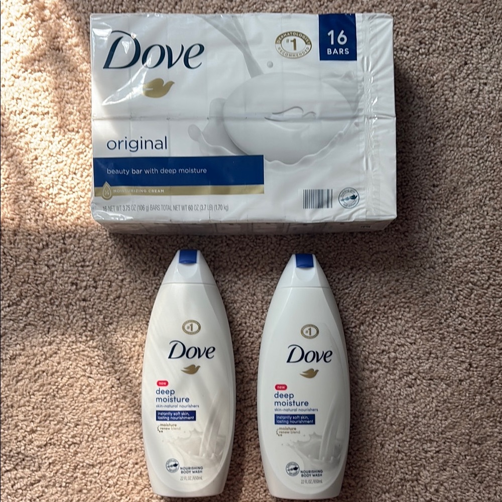Original Beauty Bar and Deep Moisture Body Wash Set